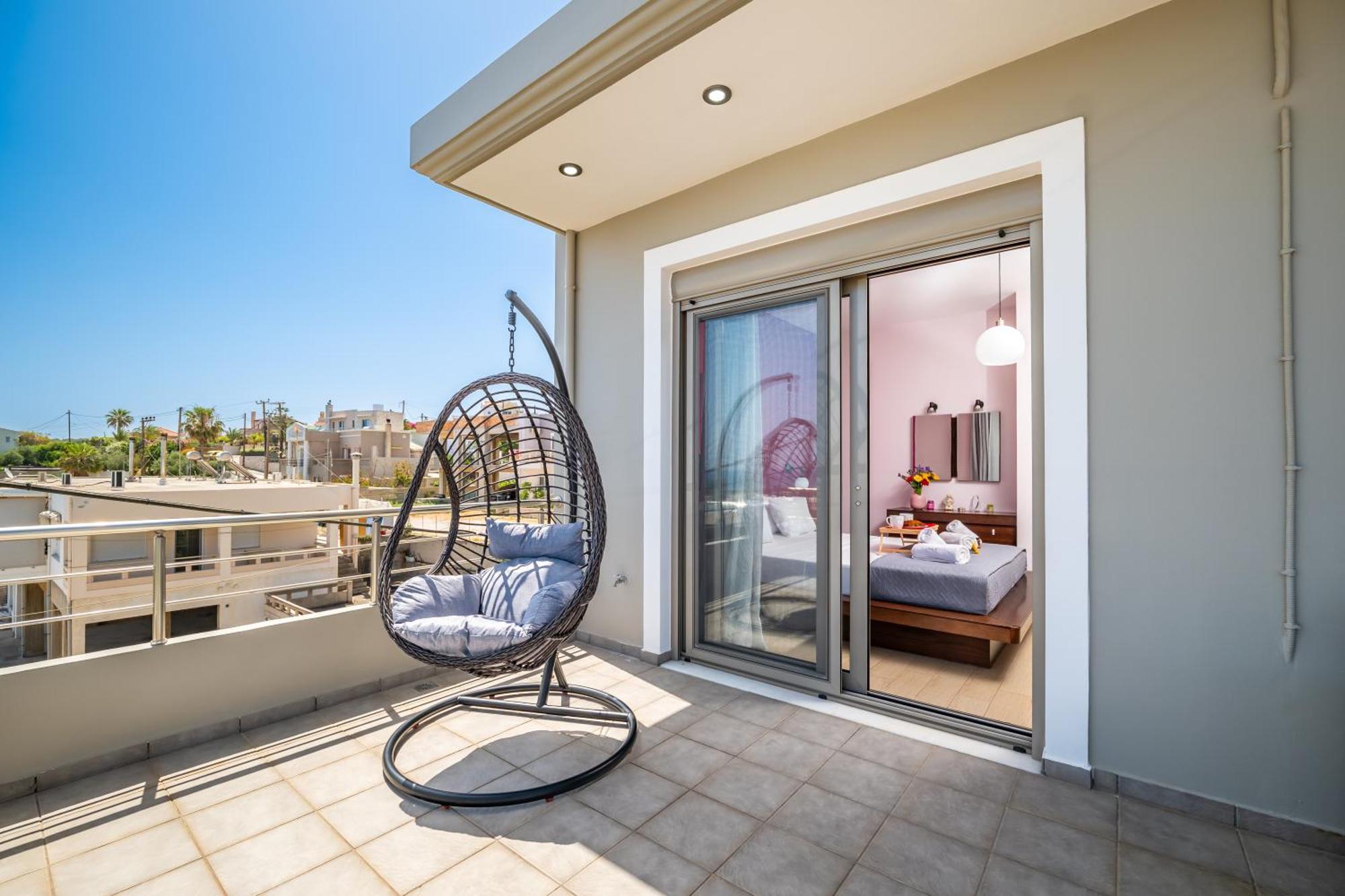 Aria Sea View, Chania Stalós Buitenkant foto