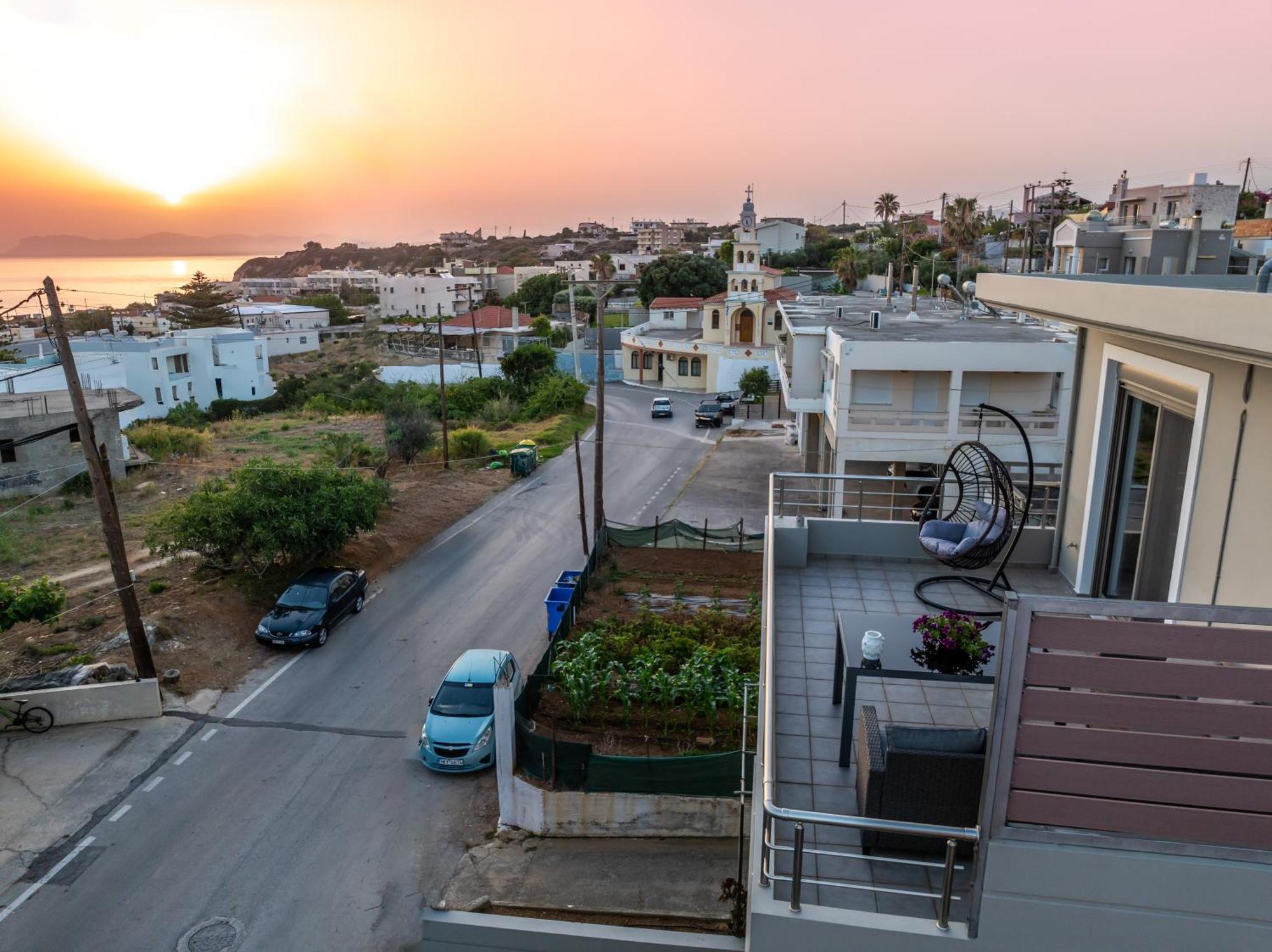 Aria Sea View, Chania Stalós Buitenkant foto