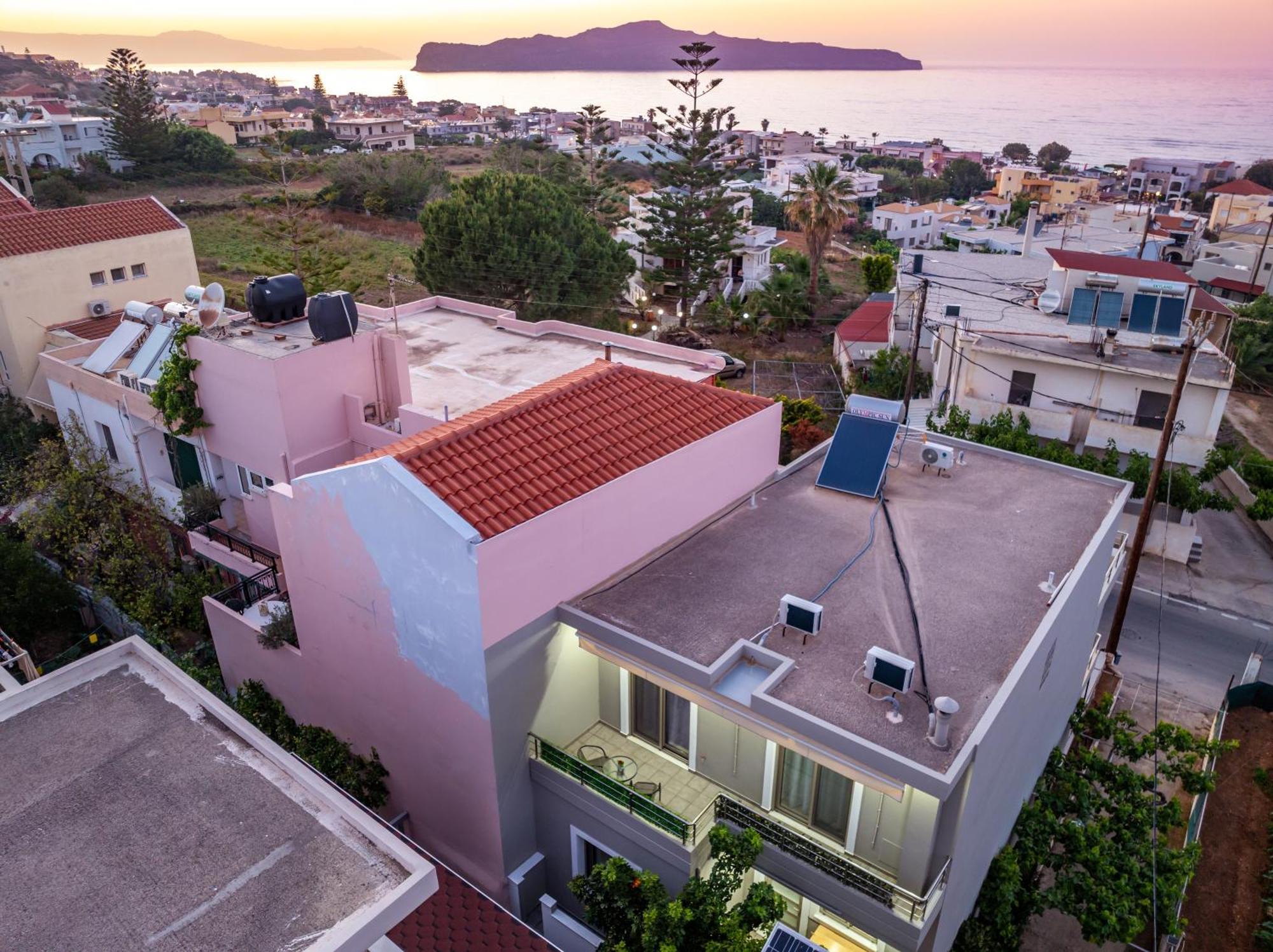 Aria Sea View, Chania Stalós Buitenkant foto